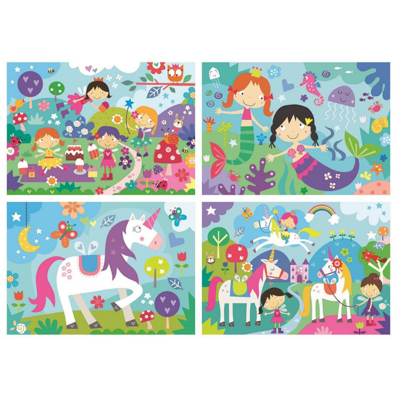 Puzzle Progresivo 4 en 1