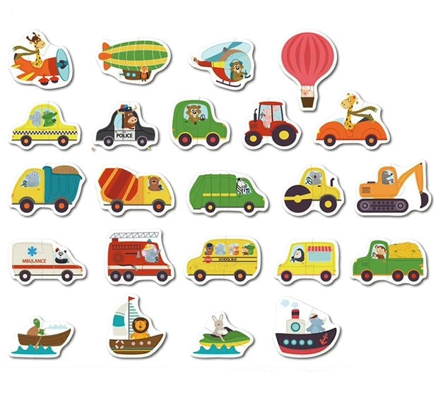 Puzzles Diseño Tráfico 23 figuras