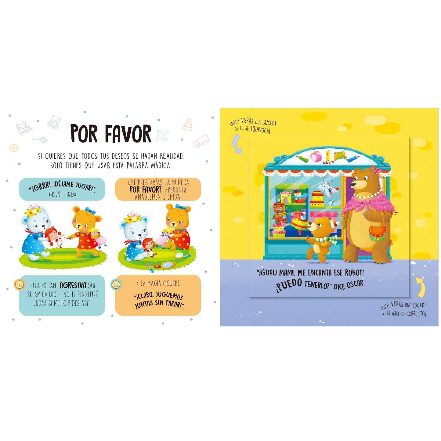 Libro Palabras Mágicas, Mi Primer Libro Desplegable