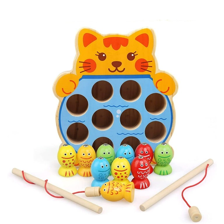 Gatito Pesca Color