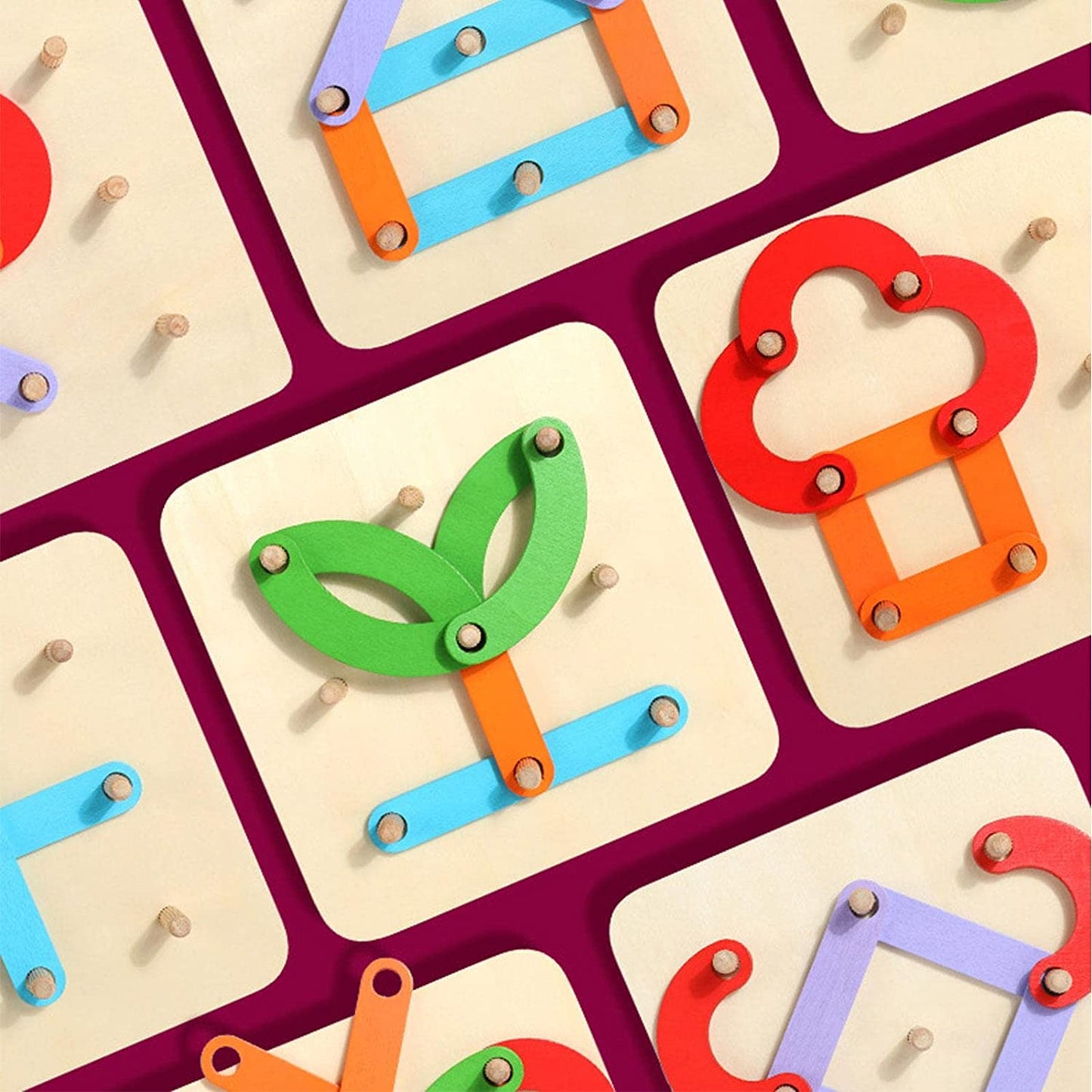 Tablero Letras, Números y Figuras