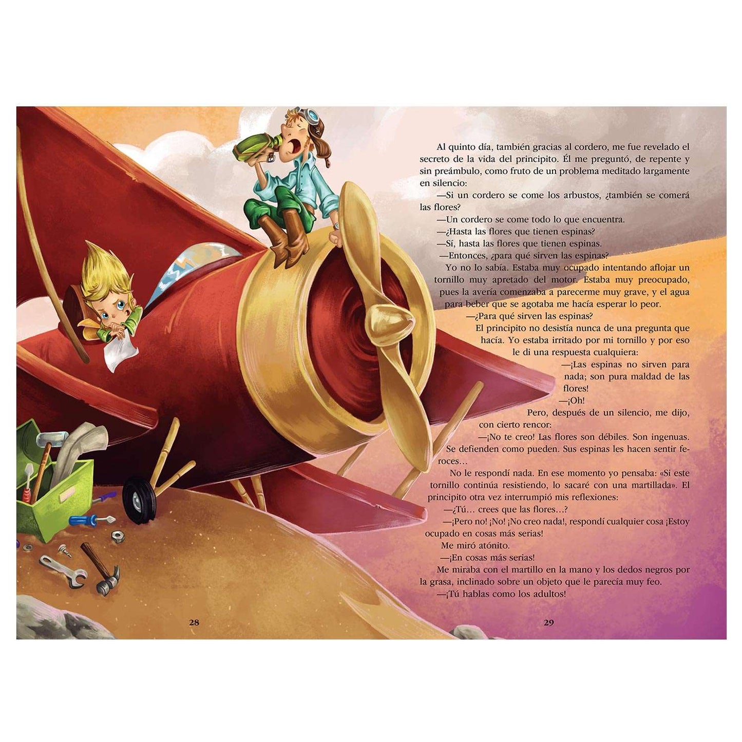 Libro El Principito (mediano color azul)