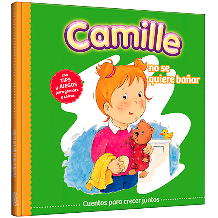 Libro Camille no se quiere bañar