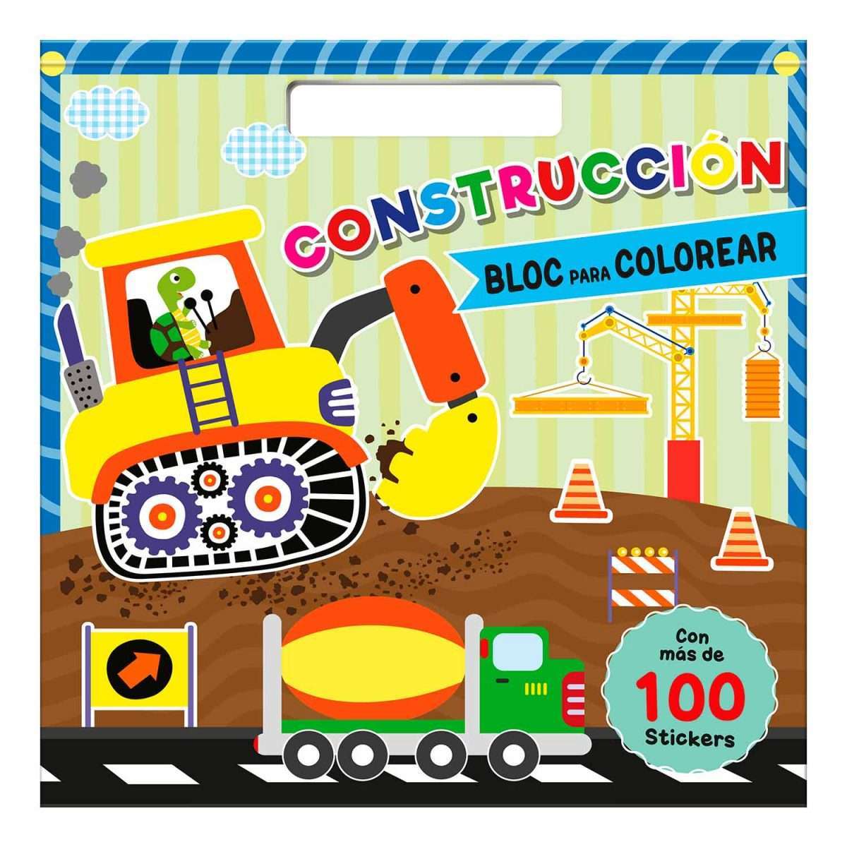 Libro Construcción - Bloc para colorear - Libro Pintable