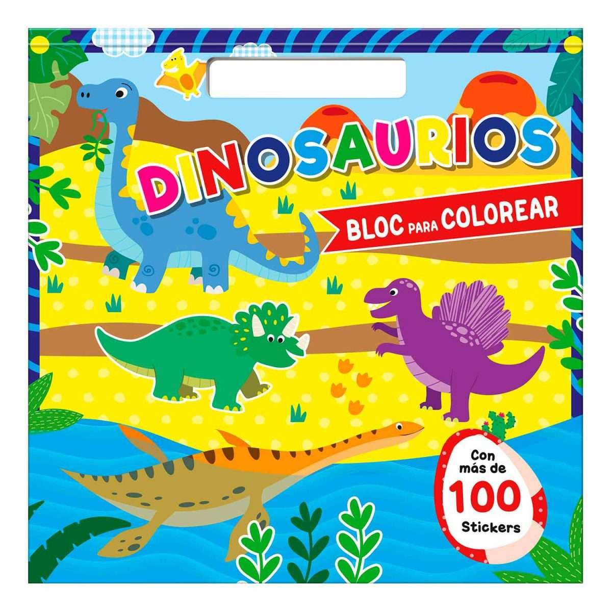 Libro Dinosaurios - Bloc para colorear