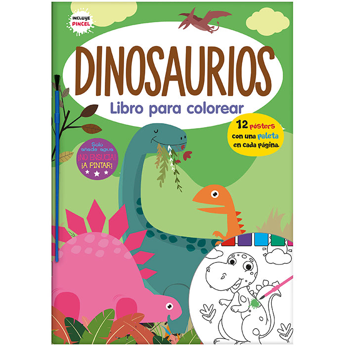Libro Dinosaurios - Libro para Colorear