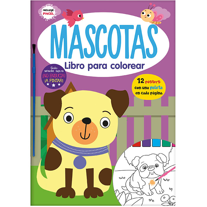 Libro Mascotas - Libro para Colorear