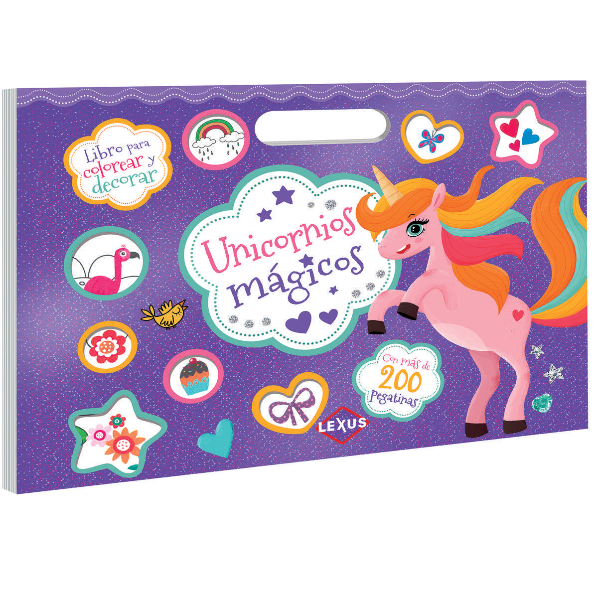 Libro Unicornios Mágicos - Libro para colorear