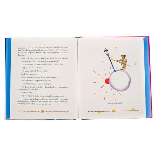 Libro El Principito (mediano color celeste)