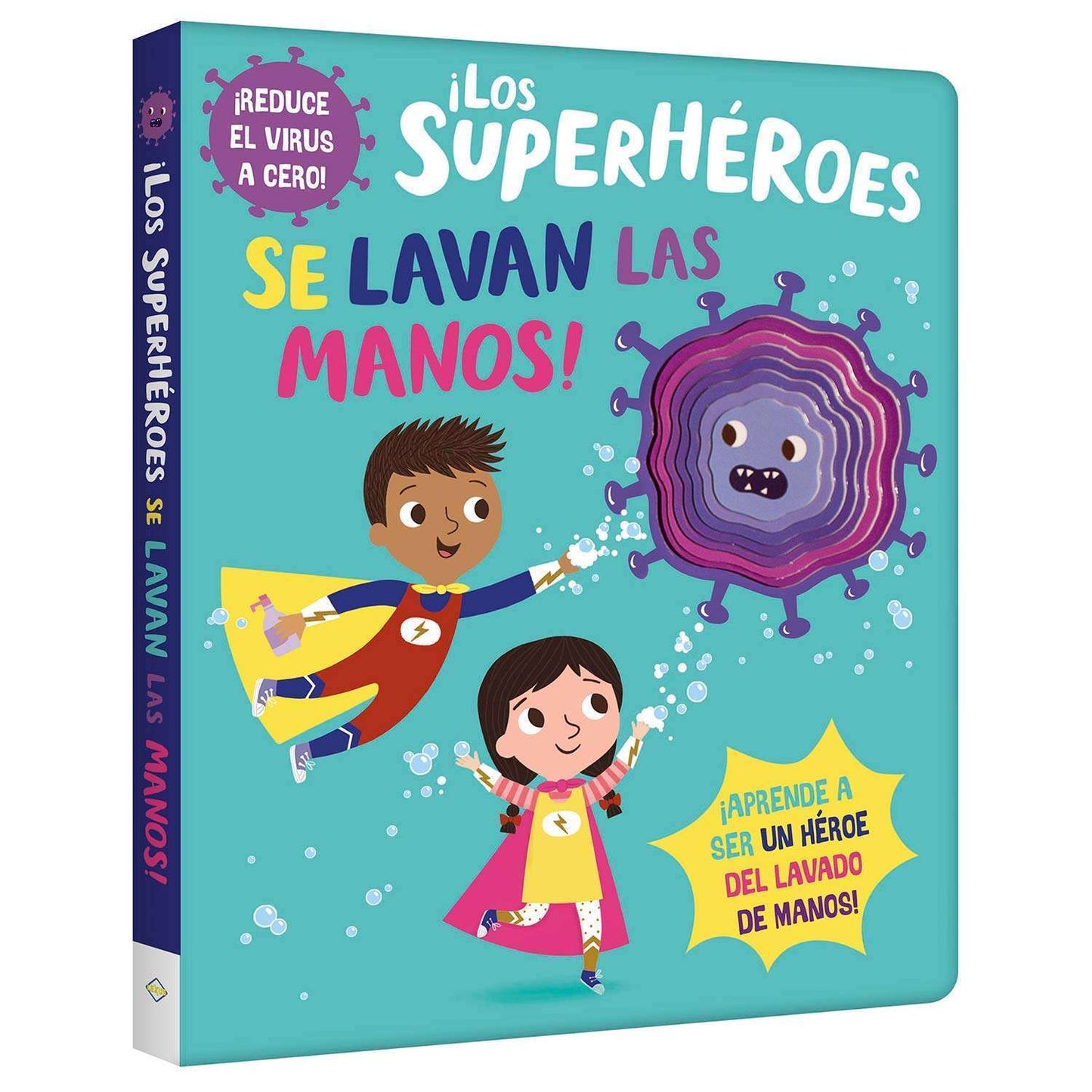 Libro Los Superhéroes se lavan las manos