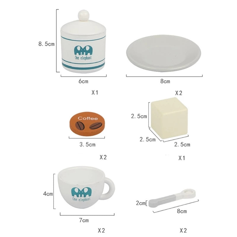 Juguete Cafetera con Tazas 100% Madera