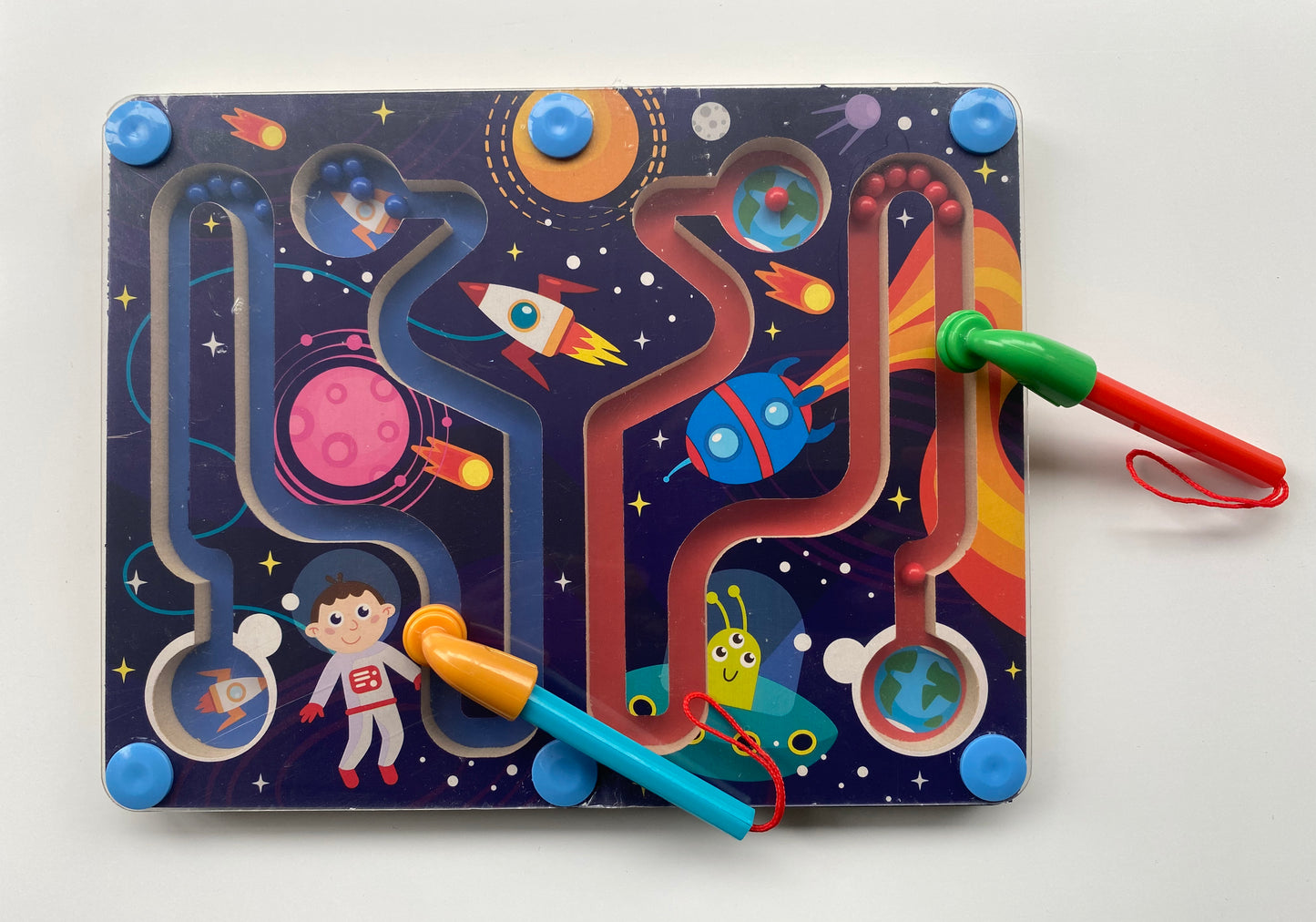 Tablero Laberinto Magnético mediano - diseño Espacio