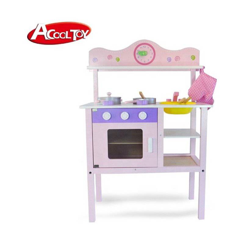 Juguete Cocina color pastel 100% Madera
