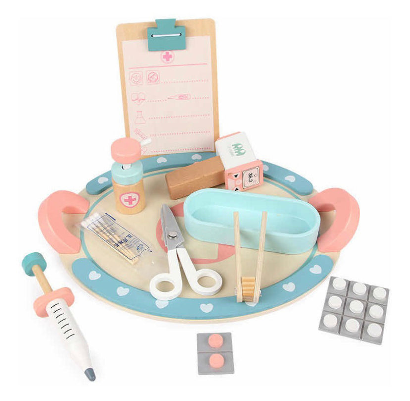 Juguete Bandeja de Enfermería 100% Madera