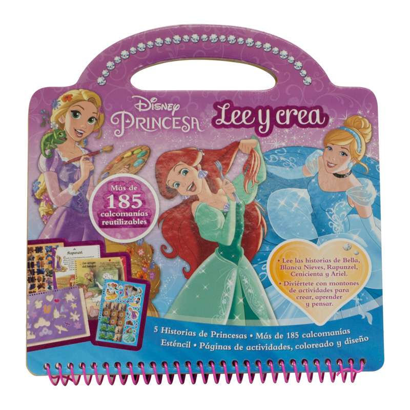 Libro Disney Princesas, Lee y Crea