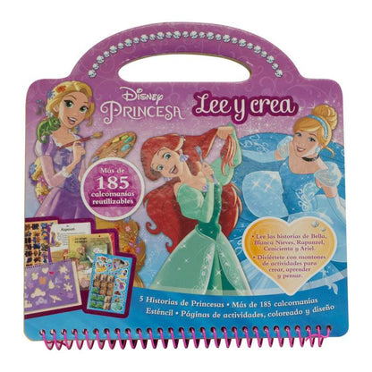 Libro Disney Princesas, Lee y Crea