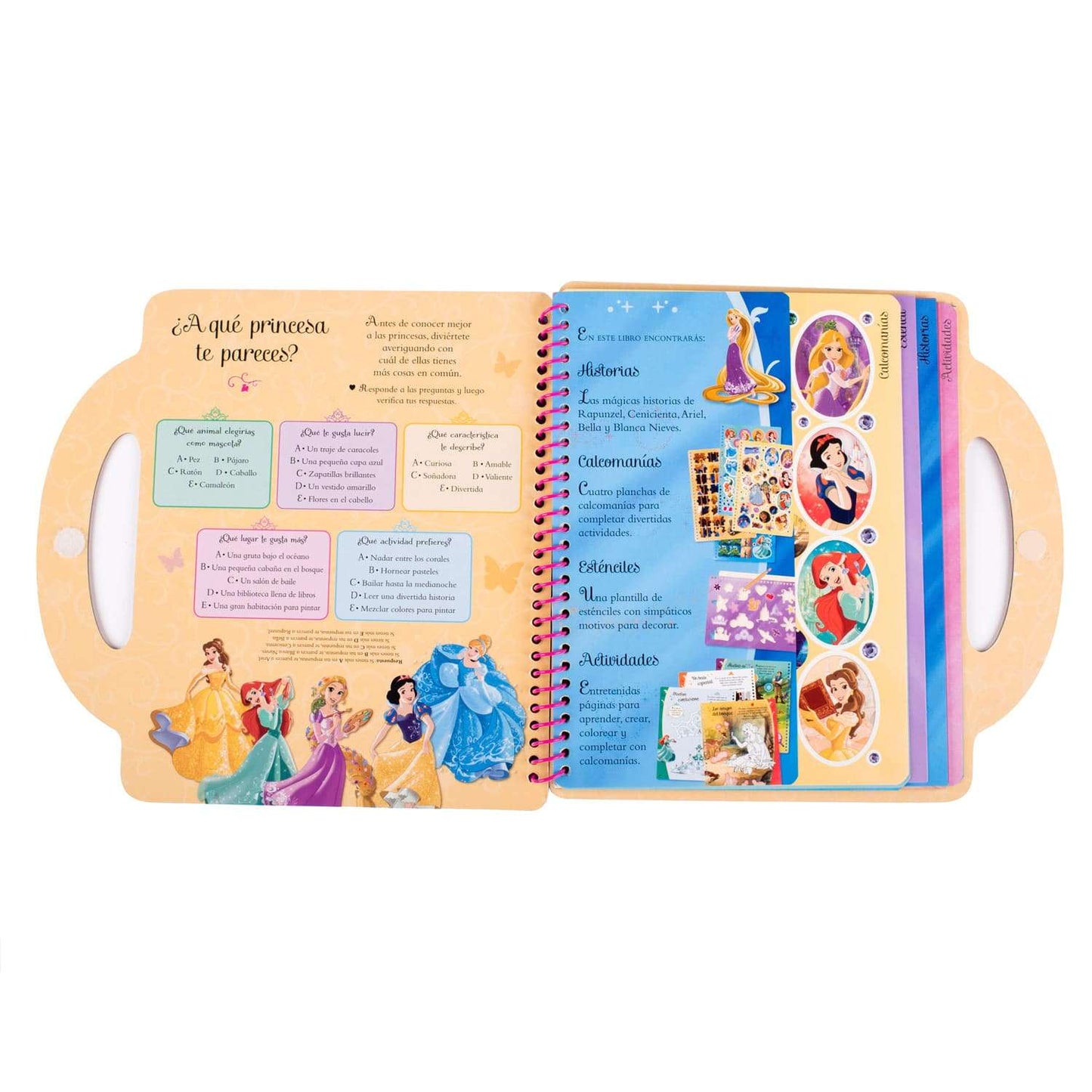Libro Disney Princesas, Lee y Crea