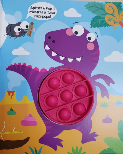 Libro ¡Jurásico Popó! - Pop It