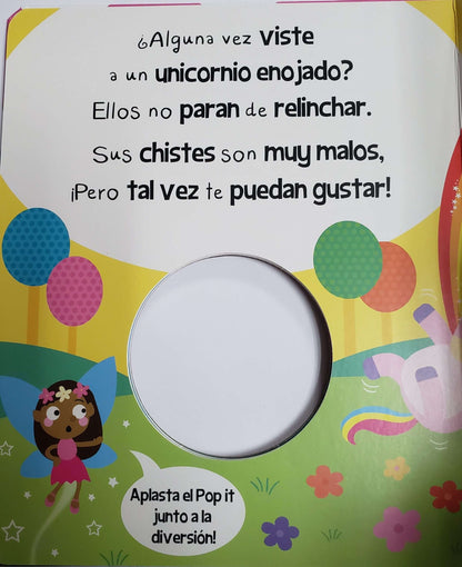 Libro ¡Unicornios Divertidos! - Pop It