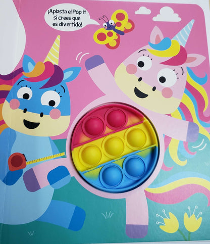 Libro ¡Unicornios Divertidos! - Pop It