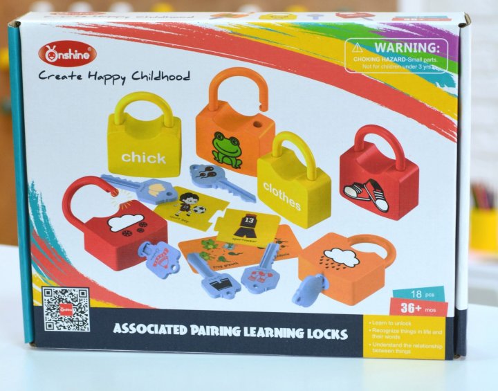 Juguete Candados Objetos Set 6 Candados