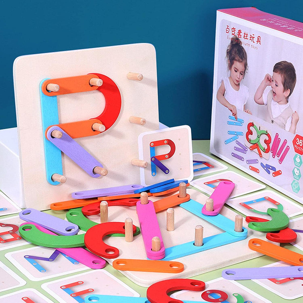 Tablero Letras, Números y Figuras