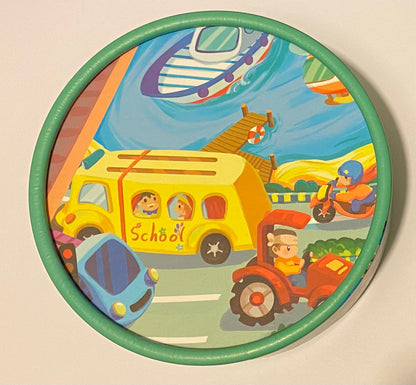 Puzzle en Caja Redonda Variedades