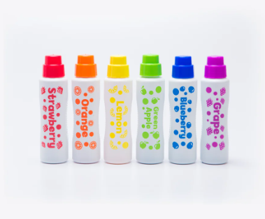 Set Do a Dot Art! COLORES Y OLORES FRUTALES - Juicy Fruits - 6 colores