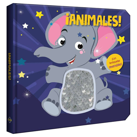 Libro ¡Animales - Lentejuelas!