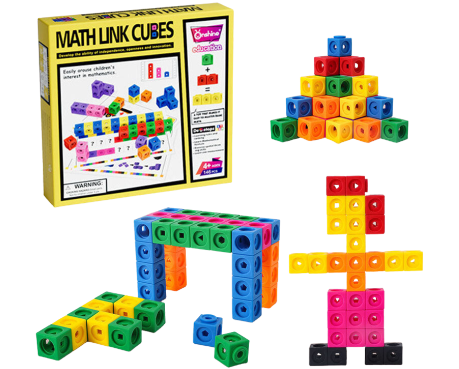 Juguete Cubos Conectables Matemática Inicial