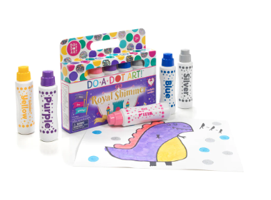 Set Do a Dot Art! BRILLO REAL -Royal Shimmer 5 colores