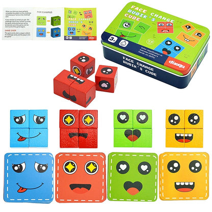 Juguete Construcción de caritas con emociones - Juego de Mesa