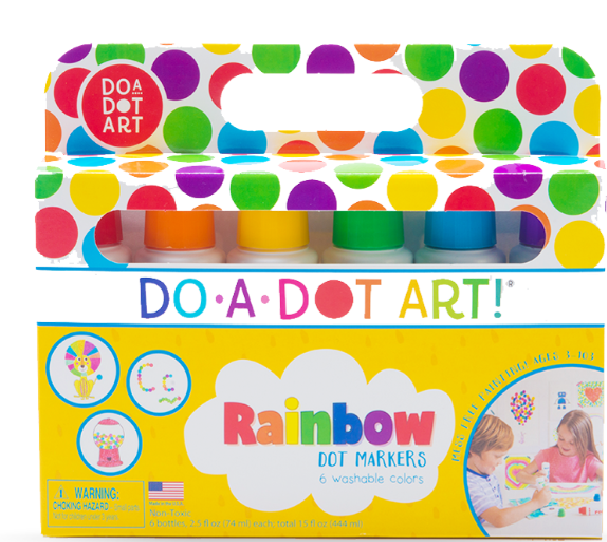 Set Do a Dot Art! - ARCOIRIS -Rainbow - 6 colores