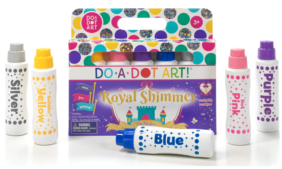 Set Do a Dot Art! BRILLO REAL -Royal Shimmer 5 colores