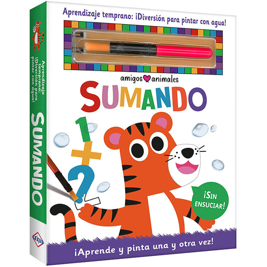 Libro Sumando - Pinta con Agua