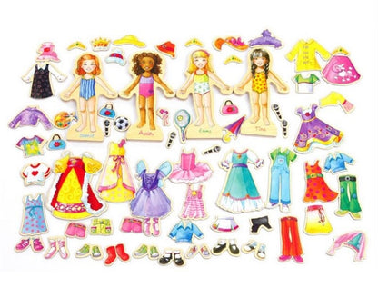 Muñecas y ropa magnética 1