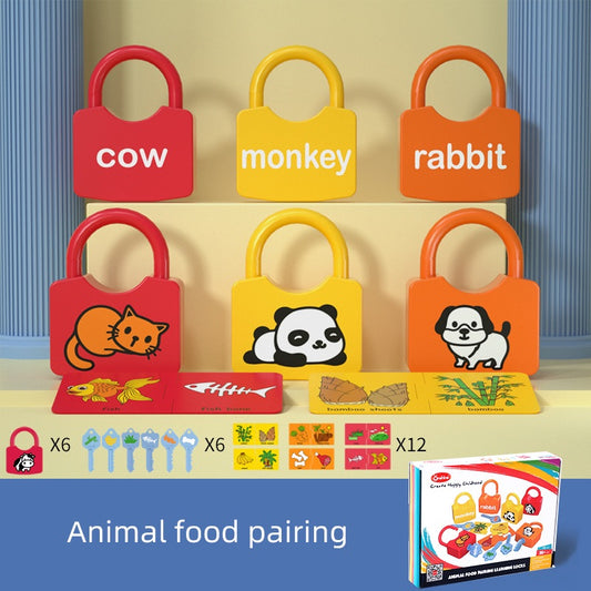 Juguete Candados Animales Set 6 Candados