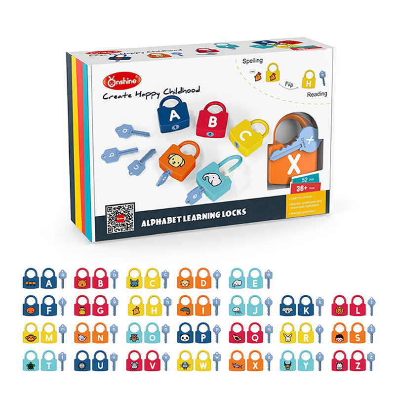 Juguete Candados Abecedario Set 26 Candados