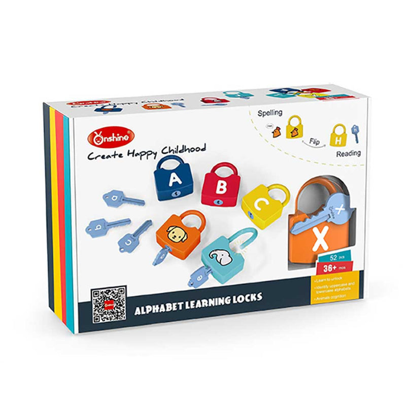Juguete Candados Abecedario Set 26 Candados