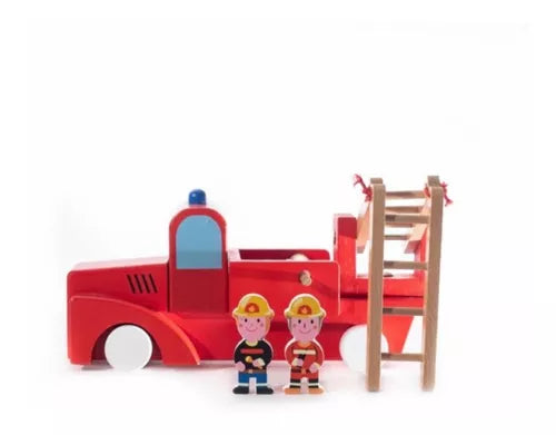Juguete Camión de Bomberos 100% Madera