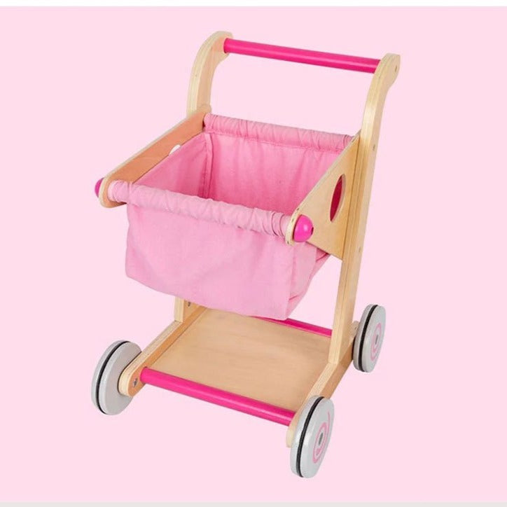 Juguete Carrito Supermercado 100% Madera Variedad de Colores